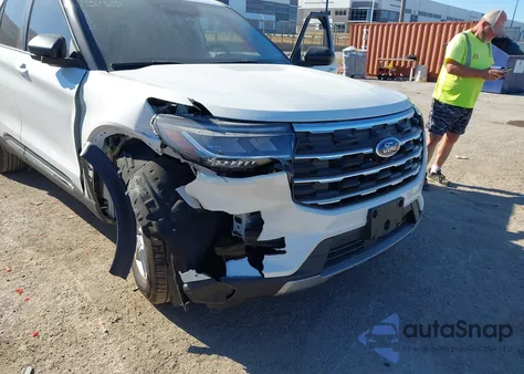 2025 Ford Explorer Active from USA, damaged, VIN 1FMUK7DH9SGC01602